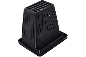 FISH GUILD CORP Planter Insert for Fluval Flex 15 Gallon Aquarium, Black (Black)
