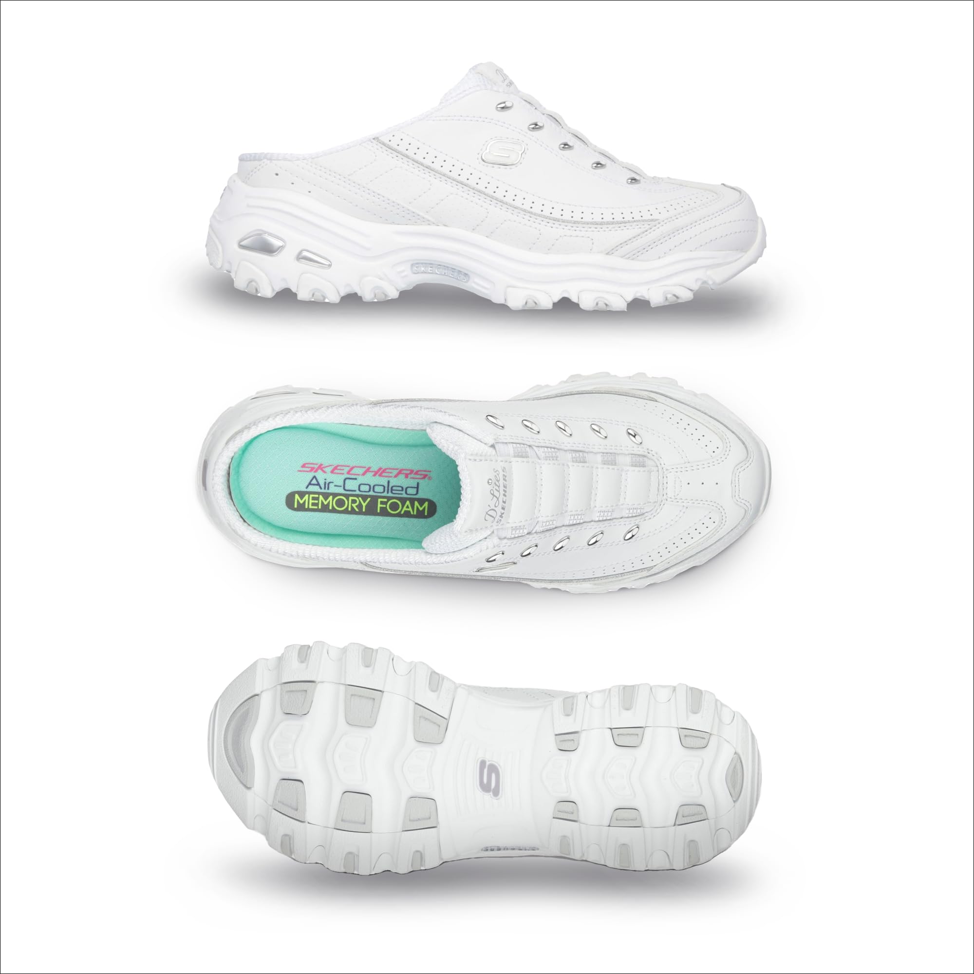 Skechers Sport Women's D'Lites Slip-On Mule Sneaker