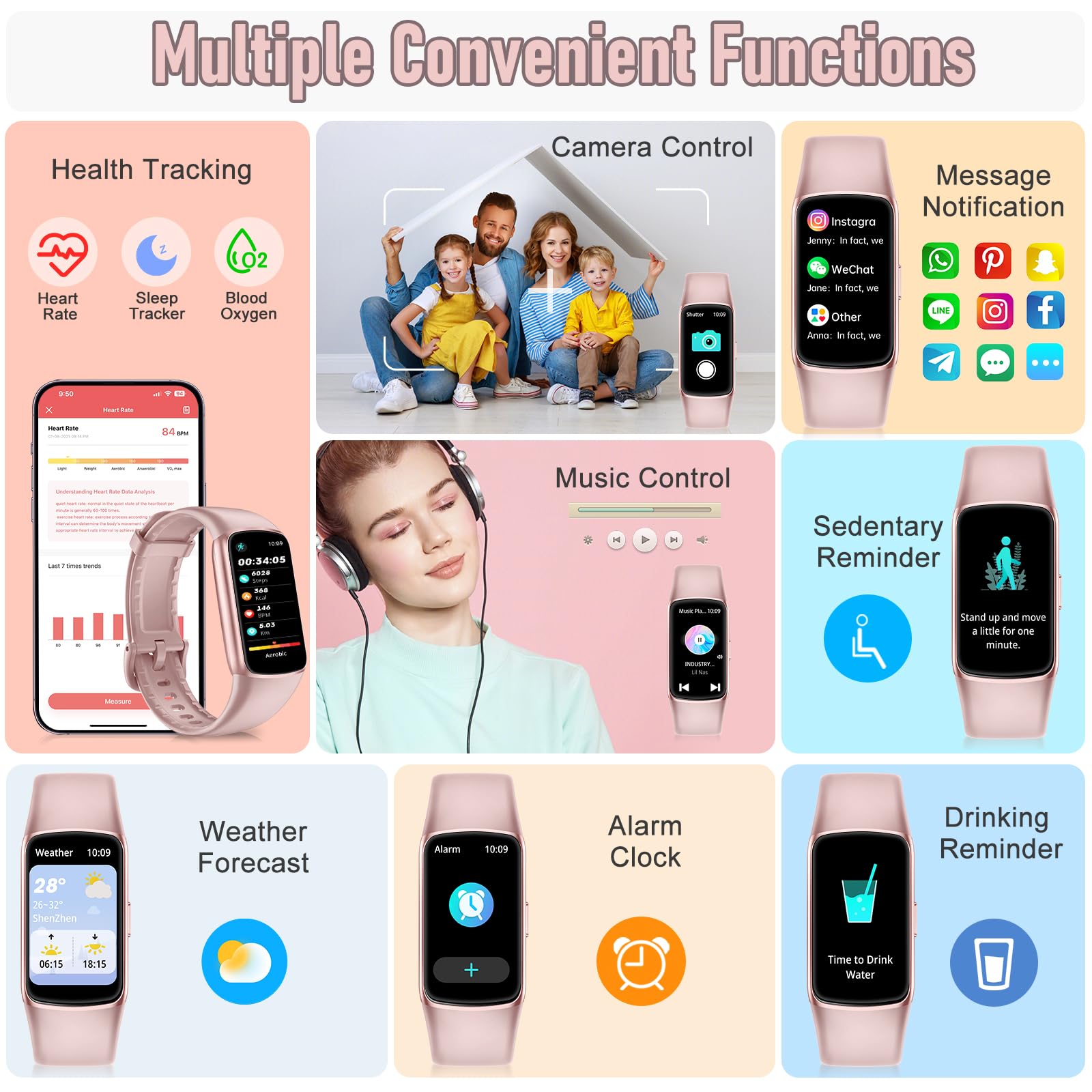 Condition photo showing New/Like New for zeacool fitness tracker with 24/7 heart rate, blood oxygen sleep monitor, 123 sports modes calories