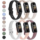 Meliya 6 Pack Sport Bands Compatible with Fitbit
