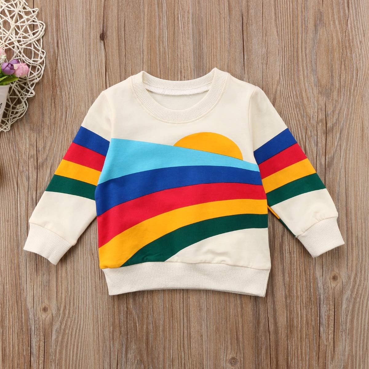 toddler rainbow sweatshirt
