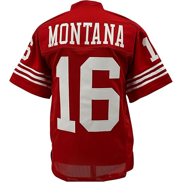 Amazon.com : Joe Montana Jersey White San Francisco | Unisex Adult