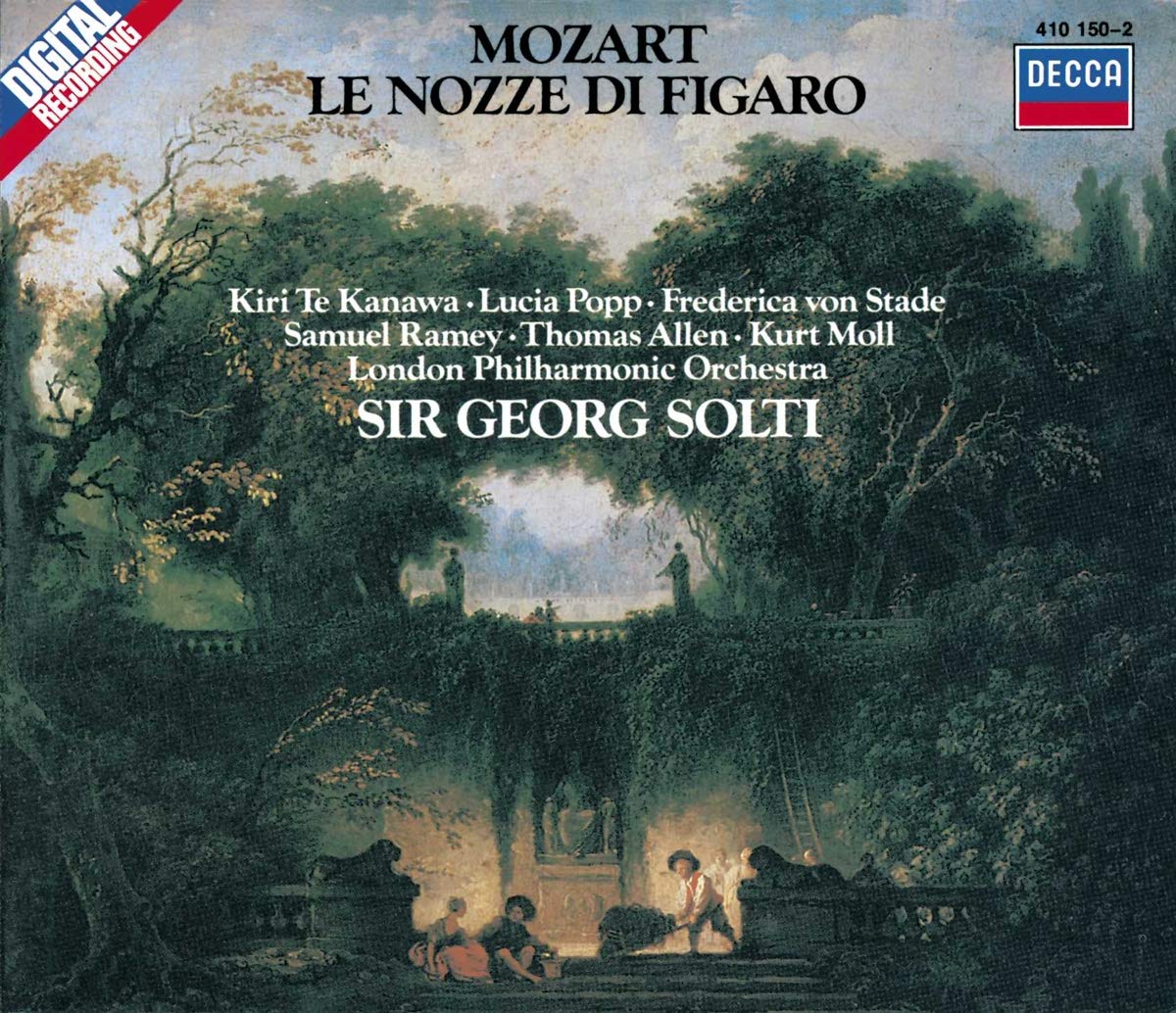 Wolfgang Amadeus Mozart Le Nozze Di Figaro