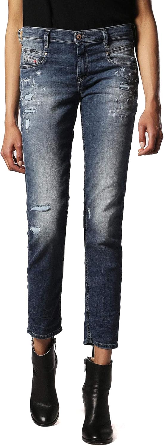 Diesel Womens Jeans, Slim Fit, Low Waist Blue Amazon.co.uk Clothing