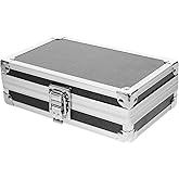 ERINGOGO Multi-Functional Aluminum Alloy Toolbox 4.3In Portable Small Tool Storage Case with Lock Lightweight Durable Organizer for Electronics Instruments Travel