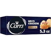 Carr's Crackers, Snack Crackers, Party Snacks, Cheese Melts, 5.3oz Box (1 Box)