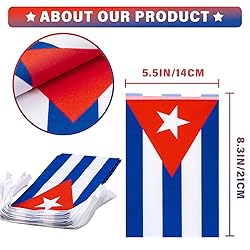 Cuba String Flag Pennant Banner, Small Mini Cuban