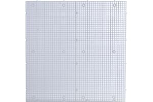 ALEGI Aquarium Grid Isolate Board Divider Fish Tank Bottom Black Filter Tray Plastic Crate (4pcs)