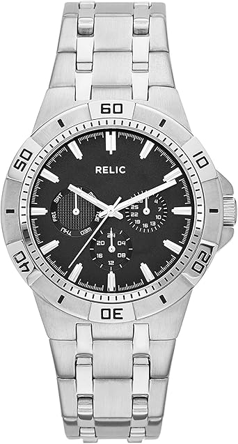 fossil men's silver sport watch