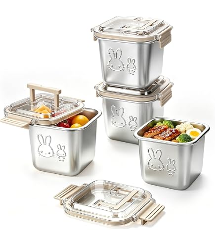 Amazon.com: Alessi Babyboop 3-Section Container, Steel : Baby