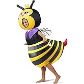 Spooktacular Creations Adult Inflatable Costume Full Body Bumble Bee Air Blow-up Deluxe Halloween Bee Costume