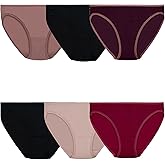 Fruit of the Loom Women's Lightweight Microfiber Underwear, Smooth Under Clothes, Available in Plus Size