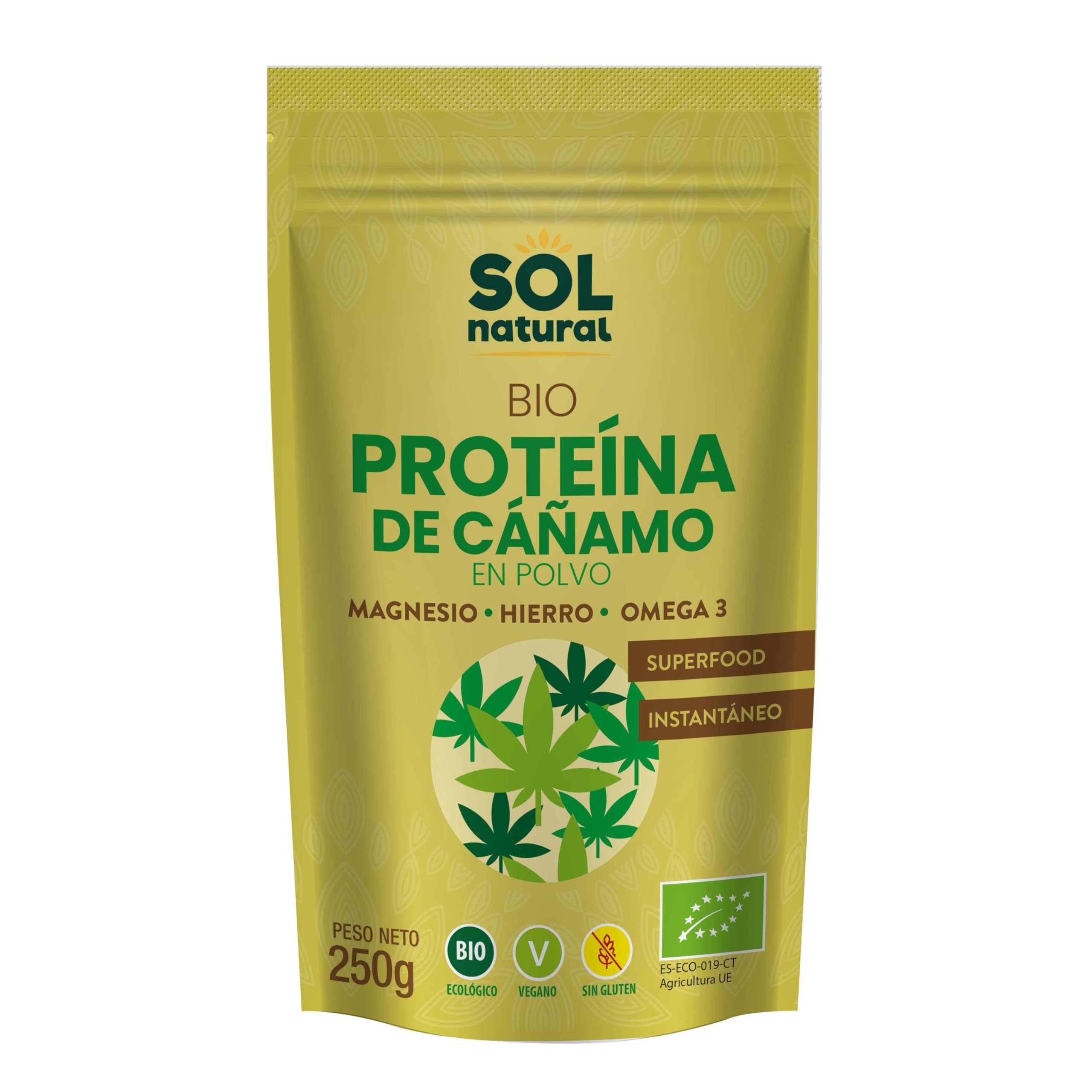 Solnatural Organic Shampoo Protein 250 g Germinated Oatmeal 250 g 100 ml