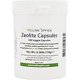 Zeolite 240 Capsules | Clinoptilolite 94% ±3 | 3X Activated | Natural Mineral Dust Less-Than 2 µm | Heiltropfen®