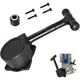 RC Nitro Car Pull Starter R020 Recoil Starts w/ 12mm R025 One Way Bearings for 1/10 VX 16 18 SH 21 Engines