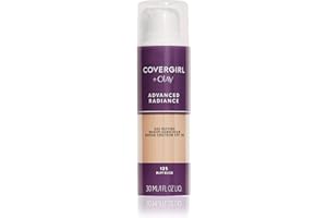 COVERGIRL Advanced Radiance Age-Defying Foundation Makeup, Buff Beige, 1 oz (Packaging May Vary)