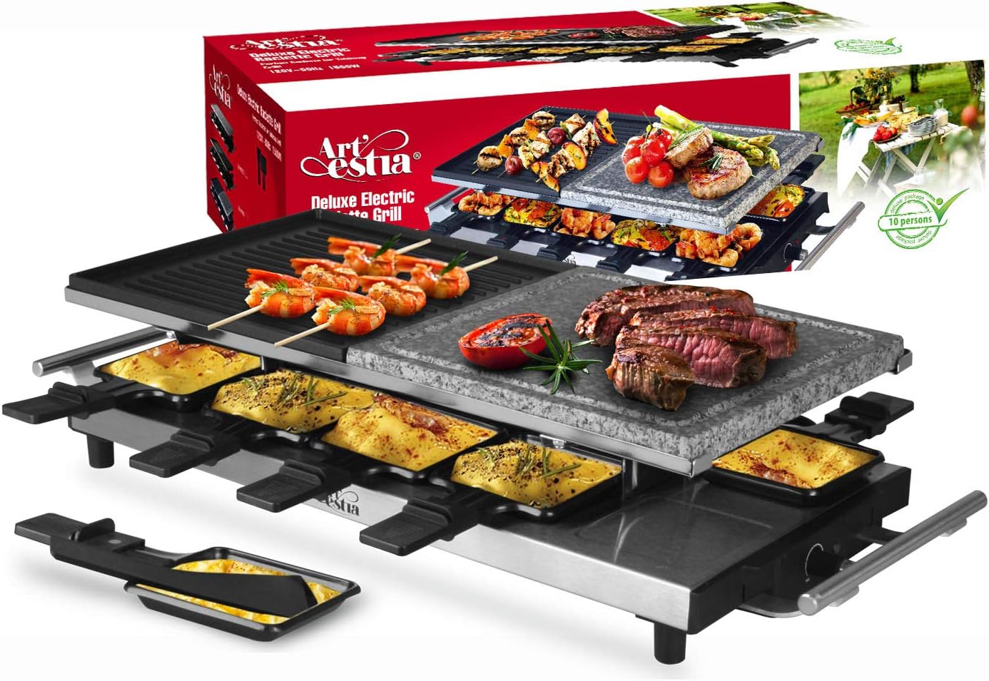 Best Artestia Electric Raclette Grill