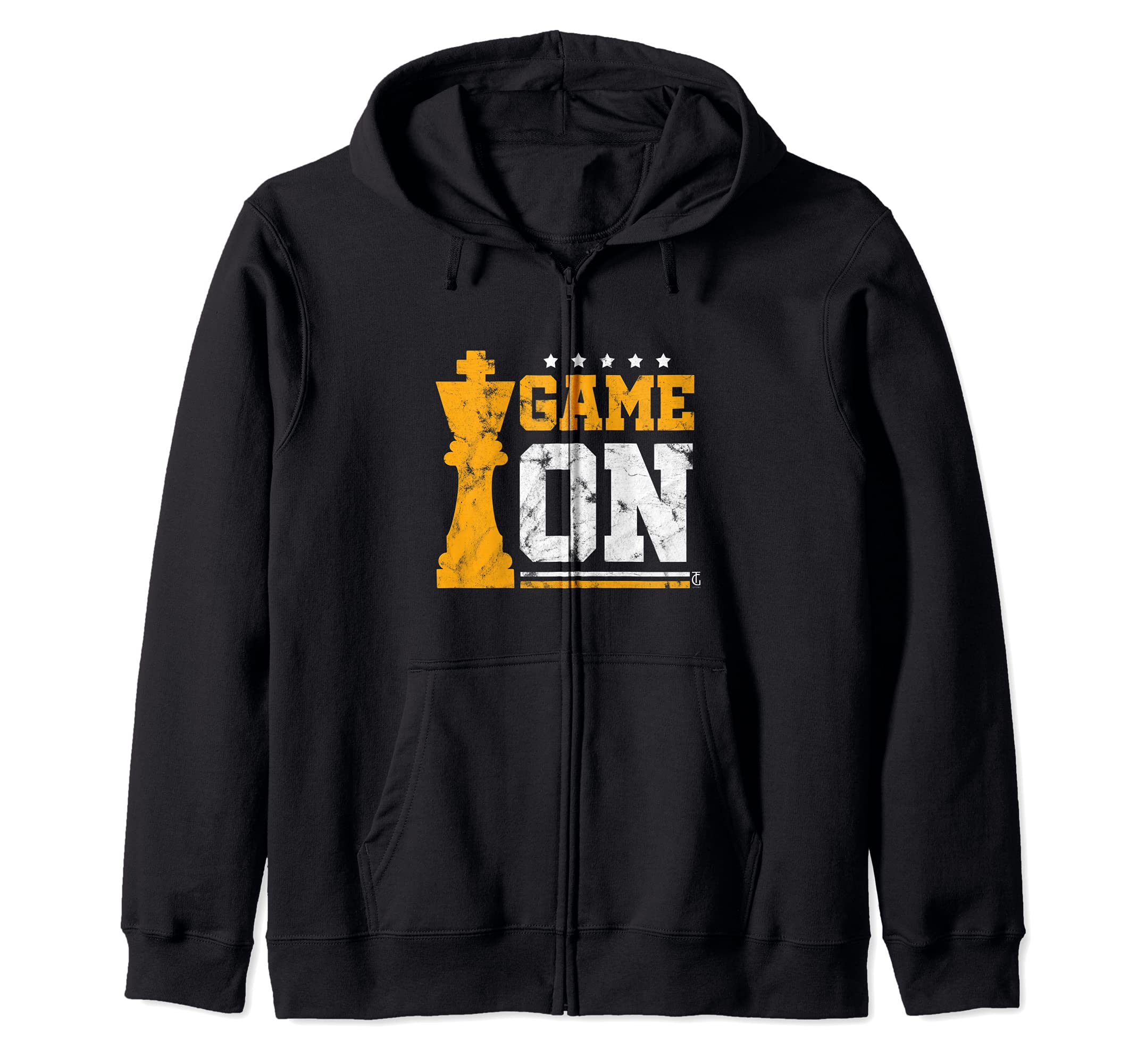Chess Awesome Vintage Game On Grand Master Checkmate Zip Hoodie