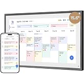 Dragon Touch 15.6" Digital Calendar Chore Chart &ndash; 1080P Full HD Interactive Touchscreen, Smart Family Planner, Hearth Display Digital Calendar Wall &amp; Desk Mountable for Seamless Scheduling Black