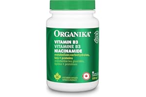 Organika B-3 (Niacinamide) Capsules, 90 Count