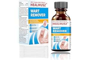 HEALMUSZ Fast Action Liquid Wart Gel Maximum Strength,Fast-Acting Wart Liquid Freeze Off Designed for Warts,Common Wart, Flat Wart, Corn, Callus，Plantar Wart, Genital Wart(NDC Code：84010-040-02)