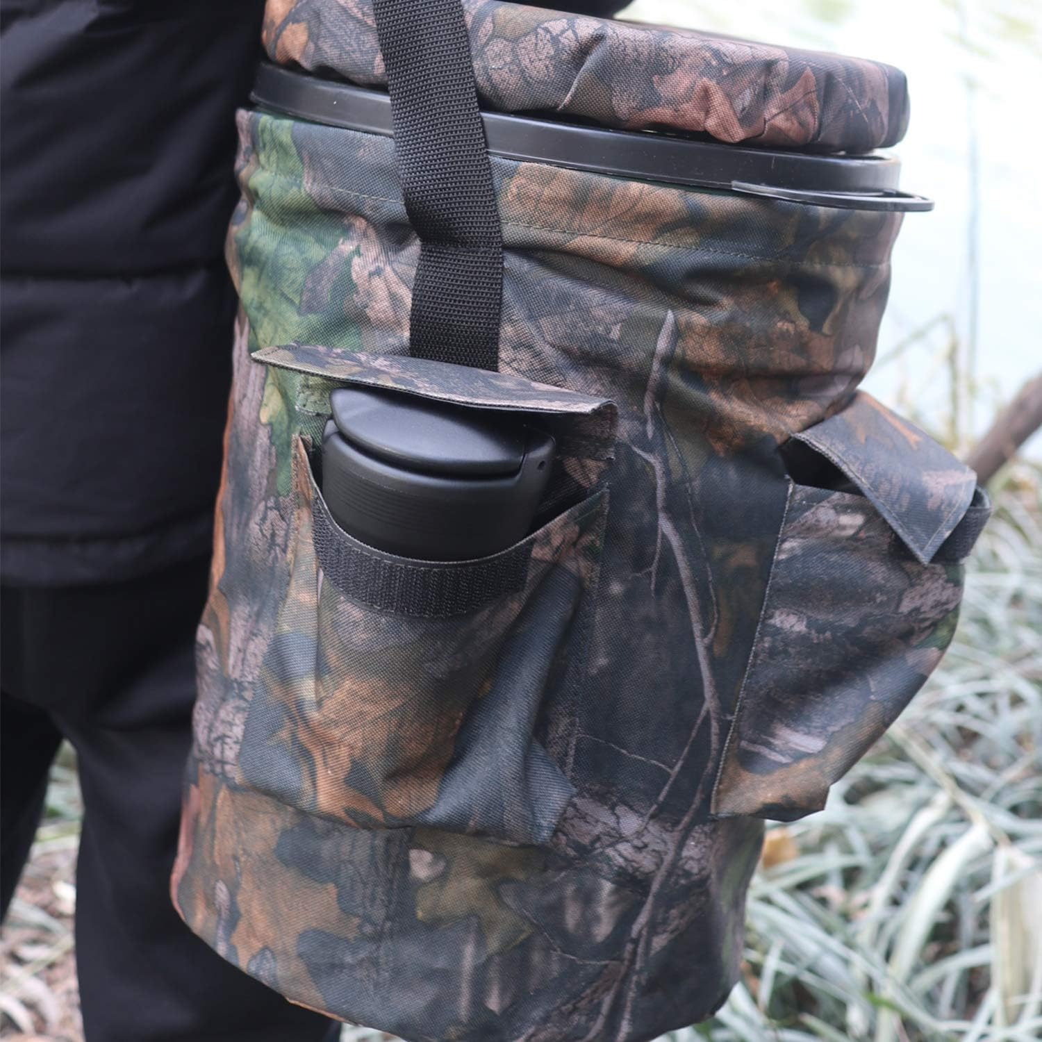 Culpeo 360-Degree Swivel Seat, Memory Foam Bucket Seat, Fishing Hunting Camouflage Swivel seat, Silent Spin Bucket Seat (Camo) : Sports & Outdoors