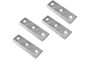 EFCUT Blades Replacement only for C40 Wood Chipper 4 INCH, High Speed Steel Cutting Blades, Pack of 4
