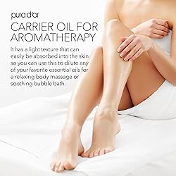 PURA D'OR 16 Oz ORGANIC Sweet Almond Oil