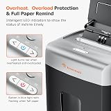Bonsaii 120-Sheet Auto Feed Micro Cut Shredder C233-B Upgrade 23L 4 Wheels view 5