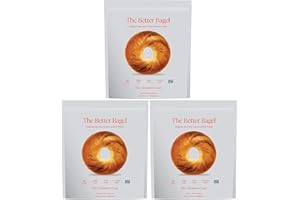 BetterBrand The Cinnamon Better Bagel, High Protein (25 grams), Low Carb (5 grams net carbs), No Sugar Added, Keto Friendly, Plant Based, Non GMO, 4 Bagels per pack(Pack of 3)