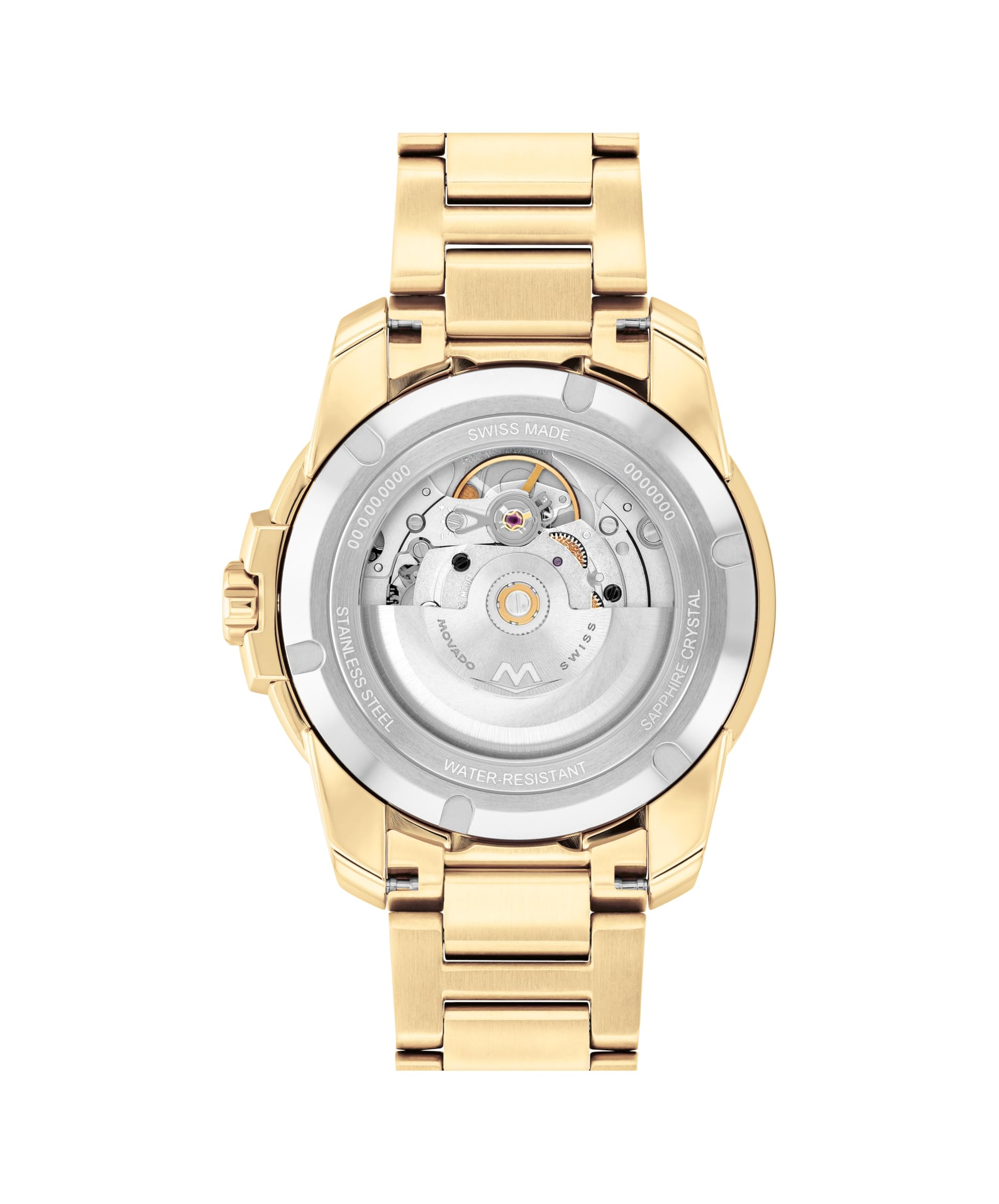 Movado Bold Verso Men’s Automatic Watch – 41 mm Case, Stainless Steel Bracelet, Self-Winding, Sleek Modern Look, Gift for Him