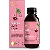 Harker Herbals Children's Chest Night Herbal Syrup, Nighttime Sleep Support to Soothe The Throat & Chest, with Wild Cherry Bark, Marshmallow & Licorice Root - 5.1 Fl oz (30 Servings)