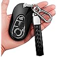 Autophone for Mercedes Benz Key Fob Cover with Keychain Soft TPU 360 Degree Protection Key Shell Case for 2020-2025 Mercedes Benz S-Class G-Class E-Class(Black)…