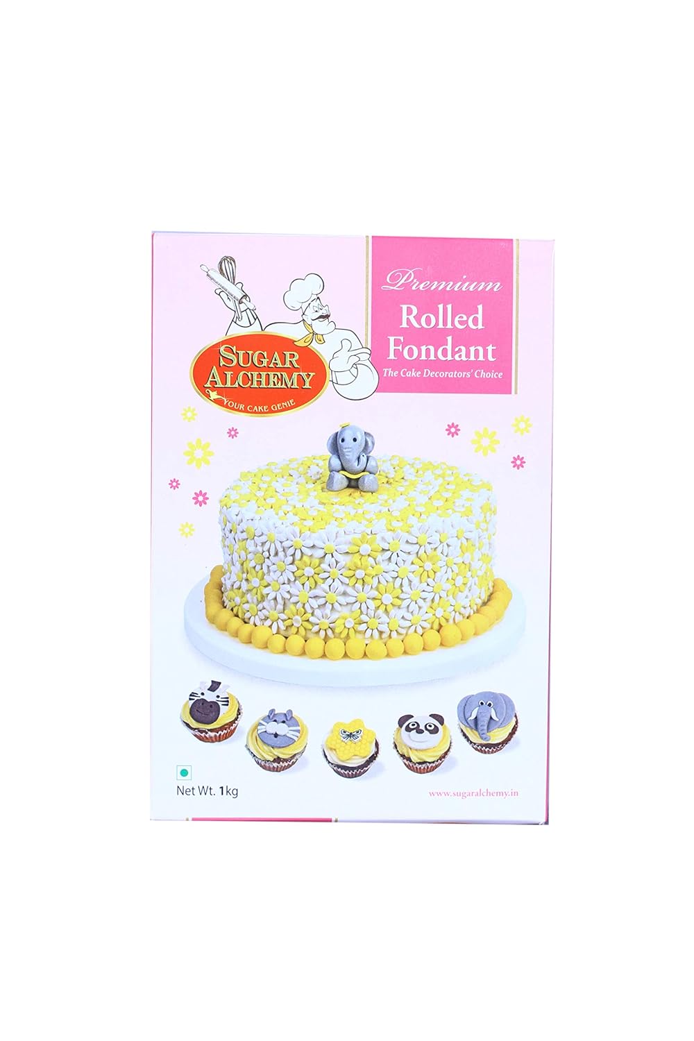 Sugar Alchemy Fondant Or Sugar Paste 1kg Orange 9 Colors 4 Sizes
