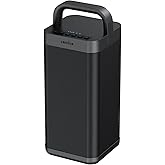 COMISO Portable Bluetooth Speaker with Deep Bass,150W Peak, IPX6 Waterproof Outdoor Speaker with 12H Playtime,Power Bank Function, Party Speaker with USB/AUX/Mic Inputs, Speakers for Home,Beach&Travel