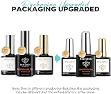 Modelones Builder Gel with Base Coat Top Coat Set 3Pcs No Wipe view 8