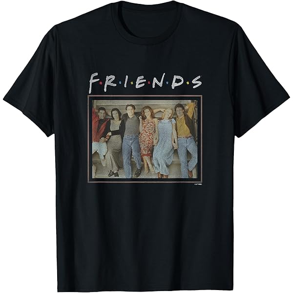 Amazon.com: Friends Main Cast Vintage Group Portrait V2 Long