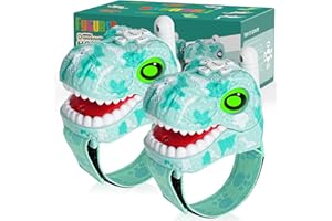 Fygurso Dinosaur Walkie Talkies for Kids, Kids Toys for Boys Girls Aged 3 to 8 Years Old for Outdoor Adventure, Camping, Halloween, Christmas, Birthday Gifts (Blue, 3280 FT Talk Range, 2 Pack)