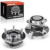 A-Premium 2 x Rear Wheel Bearing and Hub Assembly with 5-Lug Compatible with Toyota Corolla 2003-2008, Matrix 2003-2008, Celica 2000-2005 & Pontiac Vibe 2003-2008, Non-ABS Models