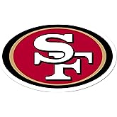 NFL Siskiyou Sports Fan Shop San Francisco 49ers Auto Decal 8 inch sheet Team Color