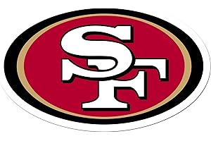 NFL Siskiyou Sports Fan Shop San Francisco 49ers Auto Decal 8 inch sheet Team Color