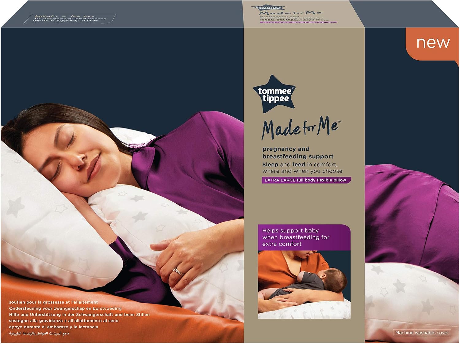 Tommee Tippee, Made for Me Pregnancy and Breastfeeding Pillow Support - Image 4