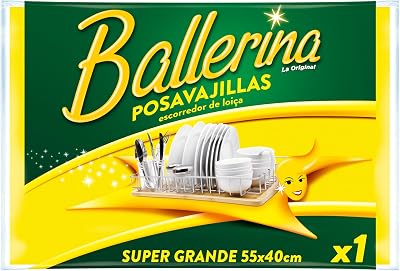 Bayeta Amarilla Original | Desde 1986 | Bayeta Posavajillas | Súper Grande | Dimensiones 55 x 40 cm | Pack 1 Unidad | Alta Absorción | Lavable a 60° con Lejía