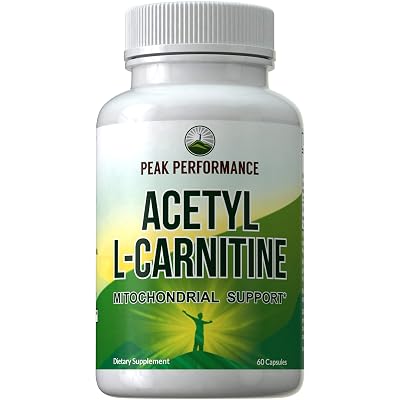 acetyl l-carnitine 1000mg 200 capsules alcar by Peak Performance. Highest Quality USA Sourced Acetyl L Carnitine Supplement. 1 Capsule 500mg. 2 Natural iSatori L-Carnitine LS3 1500, Fats Size:56g