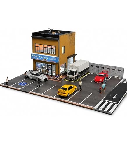 Amazon.com: Tarmac Works Pit Garage Diorama McLaren Formula One