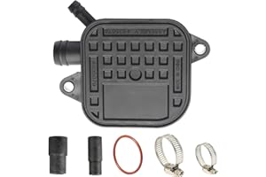 NITCO BRAUNCO Dodge 5.9 Cummins Valve Cover Breather Crankcase With connector Kit 4935079 4935078 3964093 Compatible with 2003 2004 2005 Dodge 5.9L Cummins RAM 2500 3500 ISL 8.9L QSC ISC 8.3L
