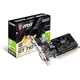 msi Gaming GeForce GT 710 2GB GDRR3 64-bit HDCP Support DirectX 12 OpenGL 4.5 Heat Sink Low Profile Graphics Card (GT 710 2GD3H LP)