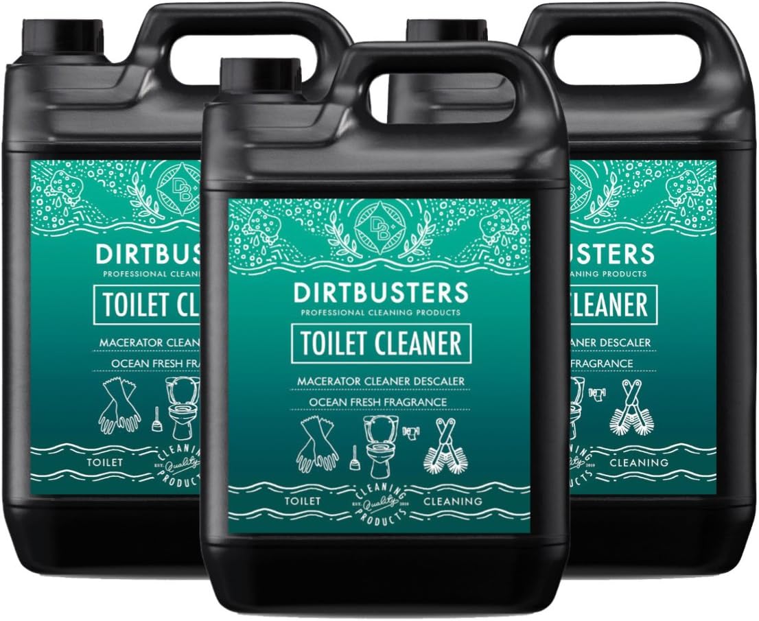 Dirtbusters toilet Macerator Saniflo Descaler Cleaner septic tank safe 5L (3) Amazon.co.uk