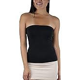 ToBeInStyle Women’s Gorgeous Summer Bodycon Hourglass Strapless Tube Top