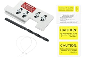 HZ-MONSTAR Generator Interlock Kit Compatible with Eaton or Cutler Hammer Vertical Throw CH Series 150 or 200 Amp, 2 1/4" Spacing Between Main and Generator Breaker, Safety Lockout Transfer Switch